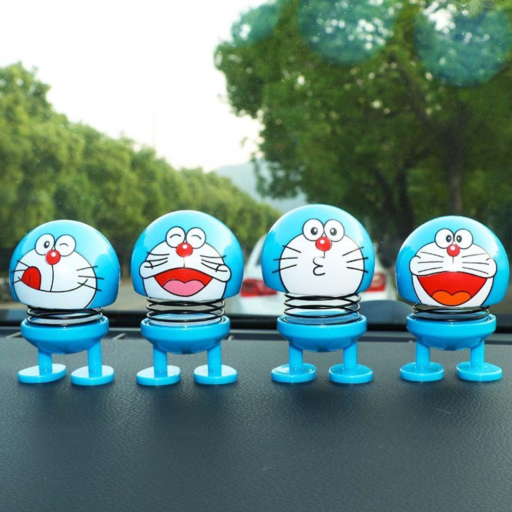 ❣️FREESHIP❣️ Con Nhún Có Đèn Nháy - Con Nhún ĐÔREMOM Lò Xo- Thú Nhún Lò Xo Biểu Cảm Gương Mặt Rõ Nét. Hàng Chuẩn