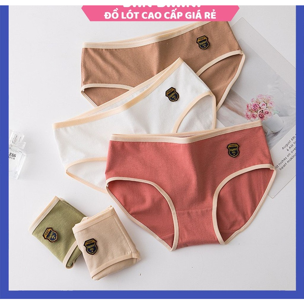 Quần Lót Nữ Cotton dễ thương mềm mại tôn dáng - Hàng Xuất Nhật Happy girl mã Q07