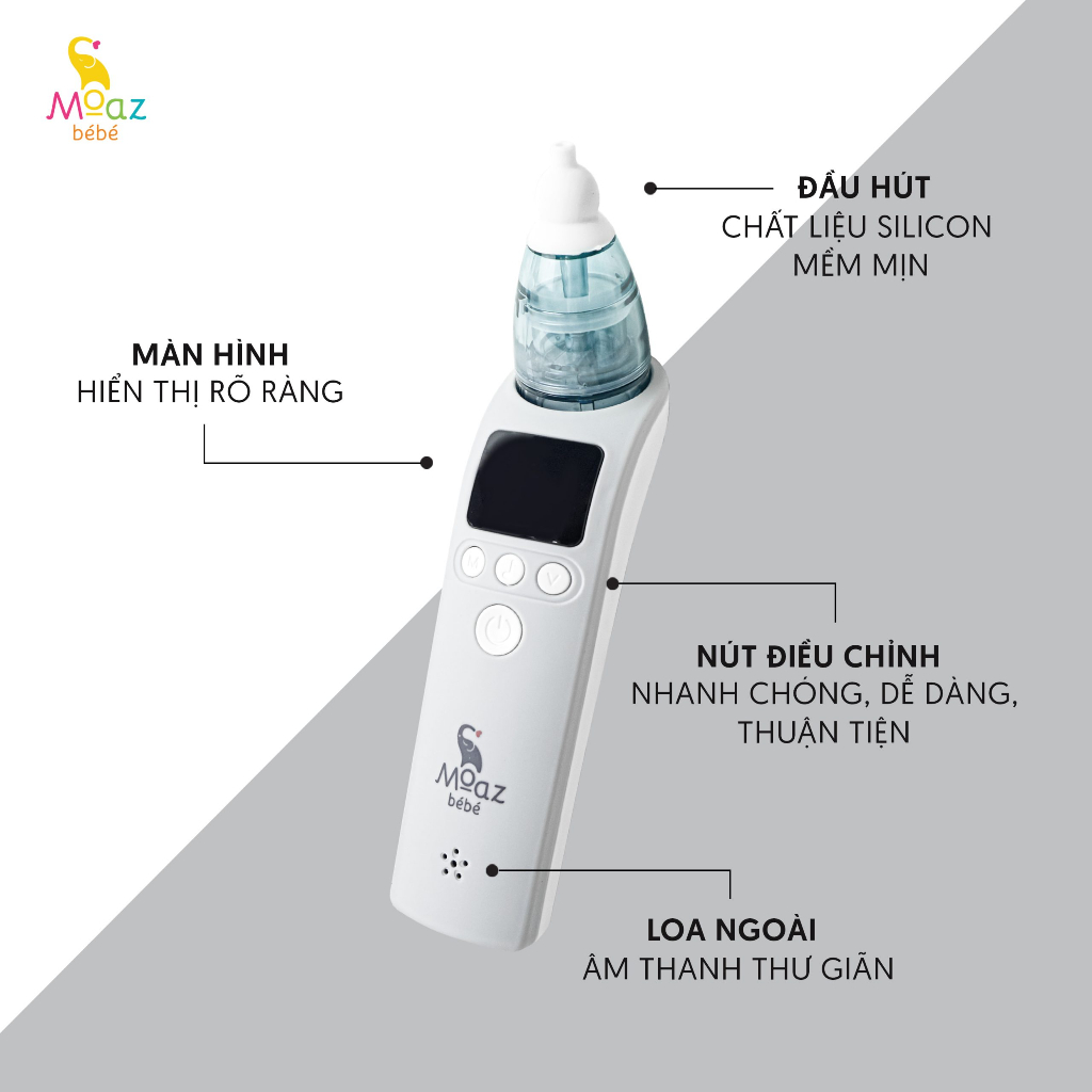 Máy hút mũi điện tử Moaz BéBé MB – 010