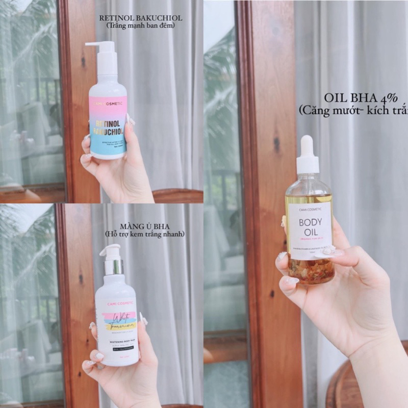 Combo trắng da retinol