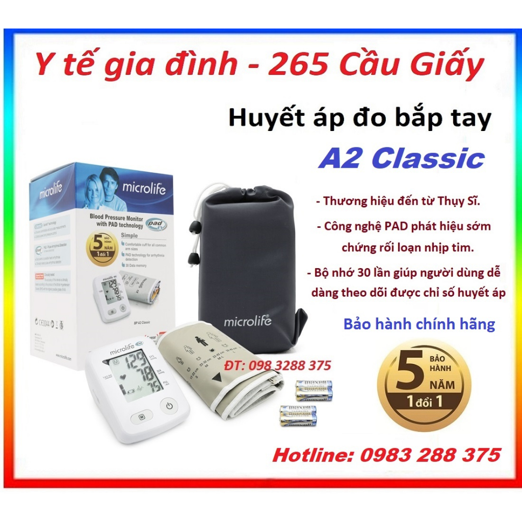 Máy đo huyết áp Microlife A2 Classic