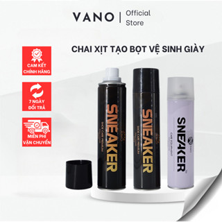 Chai Xịt Tạo Bọt Vệ Sinh Giày Sneaker, Bình Xịt Bọt Tuyết Giặt Khô Giày, Dung Dịch Vệ Sinh Giày Cao Cấp Ximo 300ML
