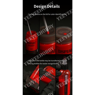 SƠN MÔ HÌNH DSPIAE - COLOR MASTER HIGH-ENRICHED - BASIC COLORS - FLAT / SEMI-GLOSS / GLOSS