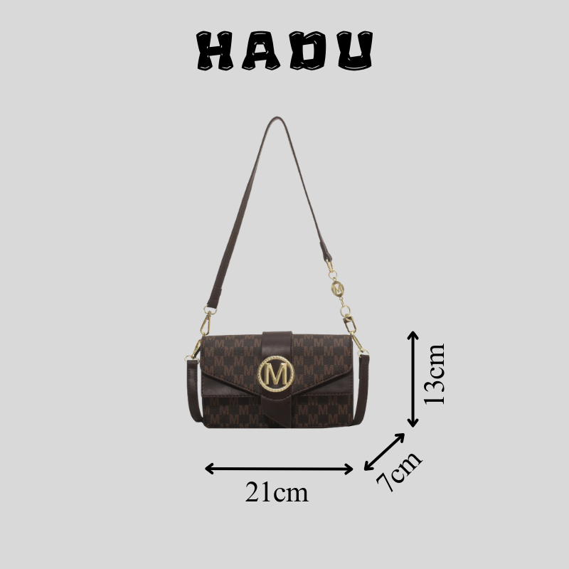 Túi xách nữ túi đeo chéo thời trang mới phong cách nước ngoài đeo vai xát nách - HDB012