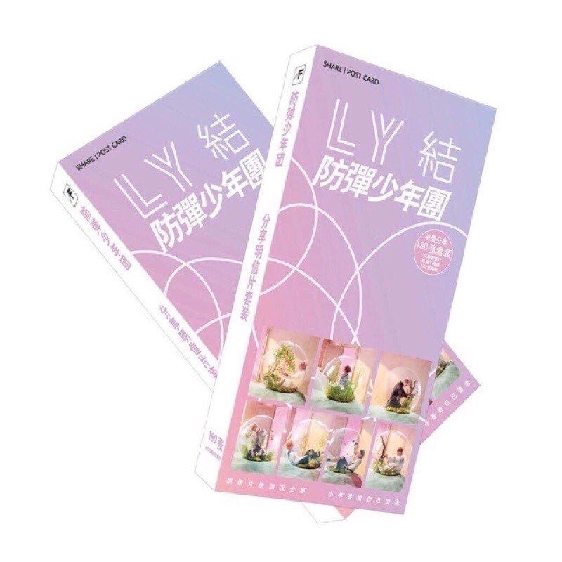 Hộp ảnh postcard kpop BTS, BLACKPINK, GOT7, WANNAONE E.X.O