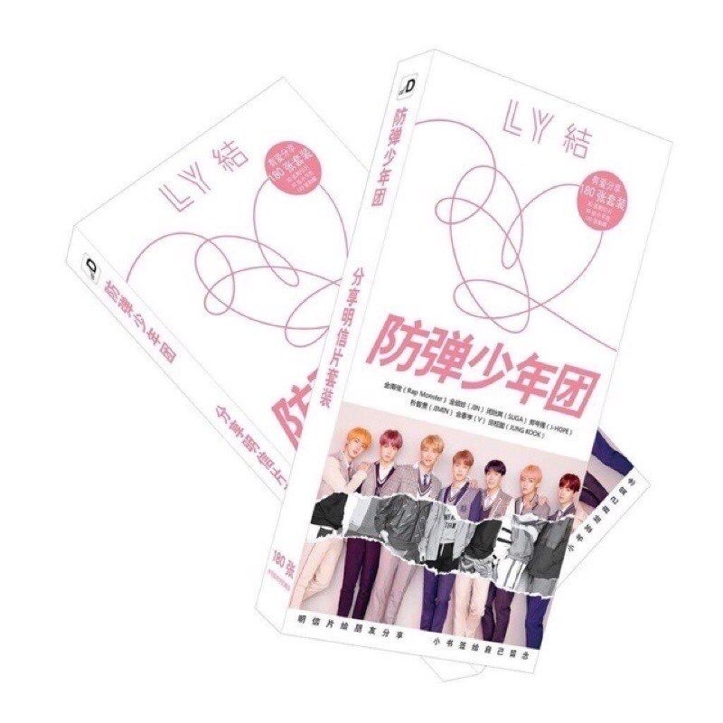 Hộp ảnh postcard kpop BTS, BLACKPINK, GOT7, WANNAONE E.X.O