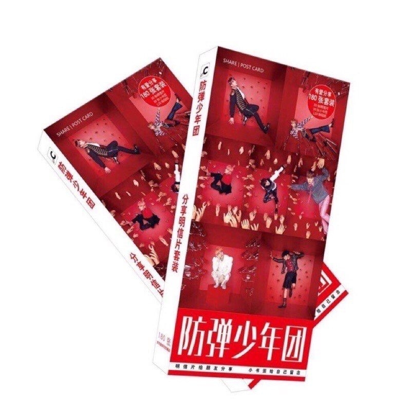 Hộp ảnh postcard kpop BTS, BLACKPINK, GOT7, WANNAONE E.X.O