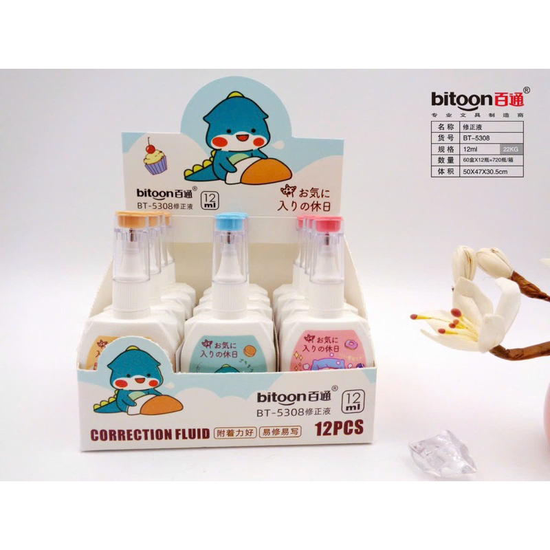 Bút Xoá Nước Cao Cấp Bitoon 12ml_MS:5308