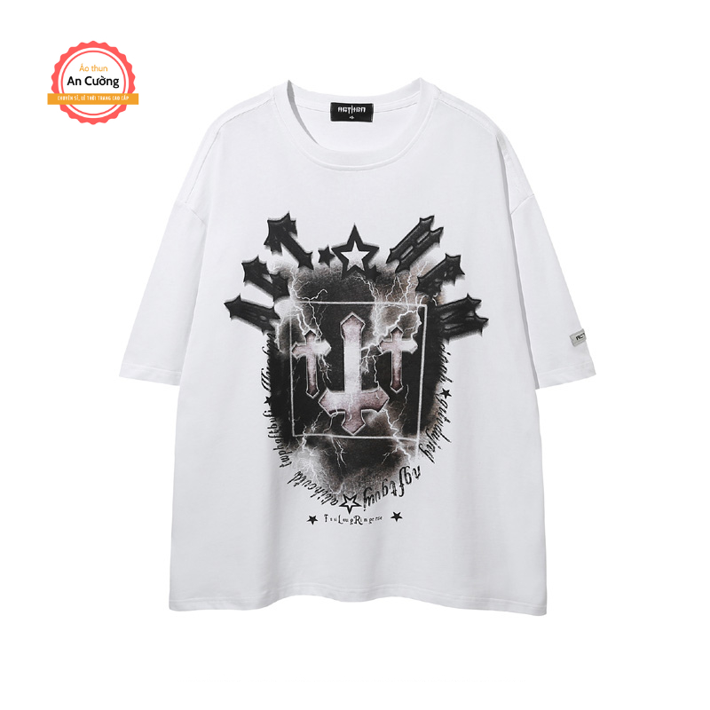 Áo thun nam, áo phông nam tay ngắn cổ tròn chất cotton dày dặn thoáng mát ATN067 - Áo thun An Cường