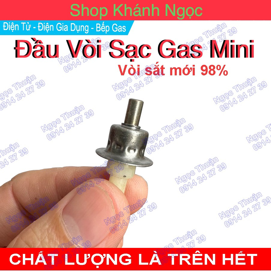 Phụ Kiện Thay Thế Sạc gas mini - Ngòi Ti Sạc - Nút Nhựa Nối Sạc - Ron cao su