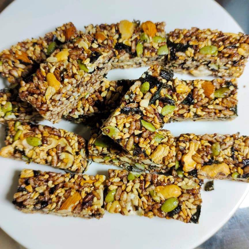 GÓI 300G Thanh Gạo Lứt Chà Bông Ăn Kiêng Healthy, Thanh Ngũ Cốc, Thanh Cơm Lứt Mix Hạt Chà Bông-TGL