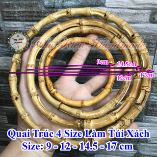 Quai Trúc 4 size làm túi xách