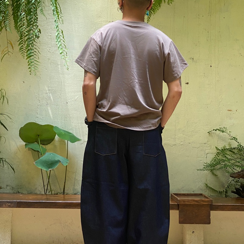 Áo thun cotton tay ngắn trơn khô 100% 280gsm form áo boxy Tiệm Tuyên