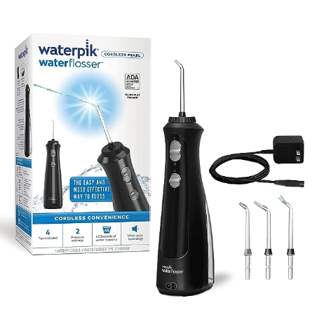 Máy tăm nước cầm tay Waterpik Cordless Plus WP-462 mẫu mới / Cordless Pearl chính hãng BH 12 tháng
