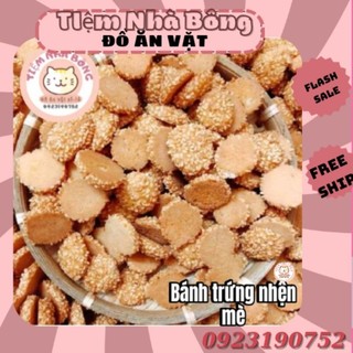 500g bánh quy trứng nhện vừng, bánh quy bơ mè rang thơm ngon