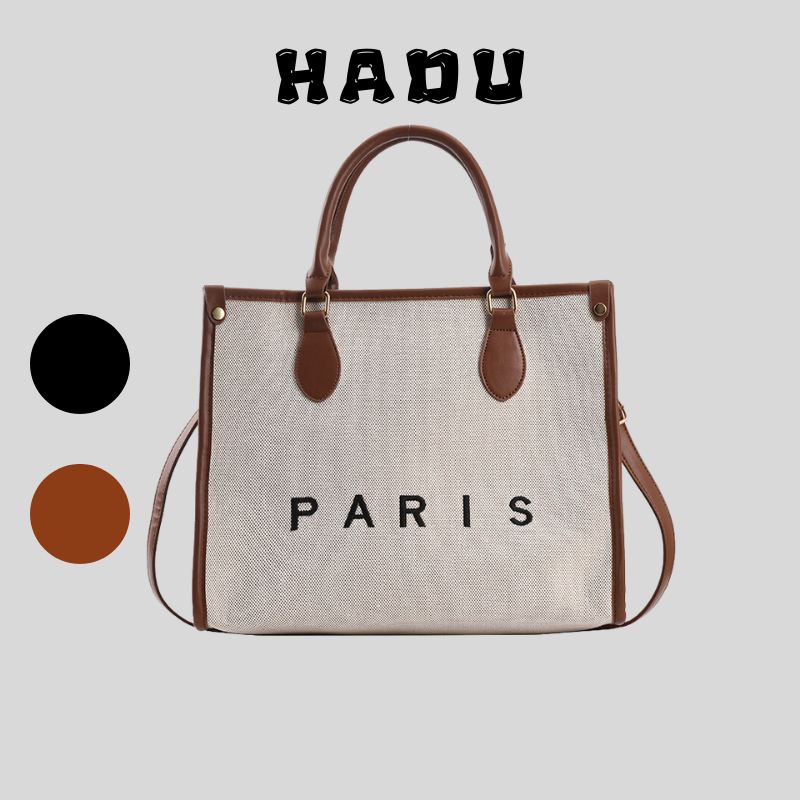 Túi xách nữ túi tote túi canvas thời trang nữ mùa hè túi vải di động túi cỡ lớn, nhỏ - HDB004
