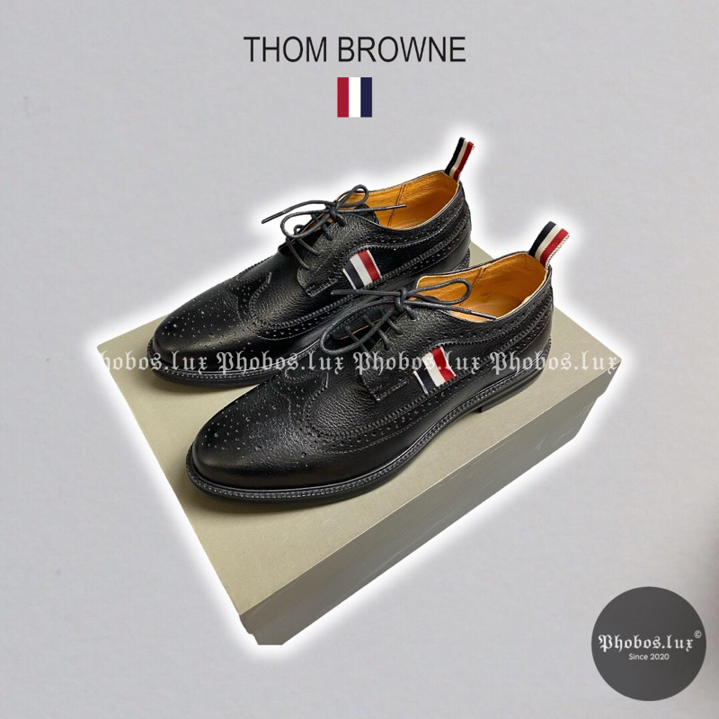 Giày Da Derby Thom Browne Logo Hông - Ảnh Thật Shop Tự Chụp