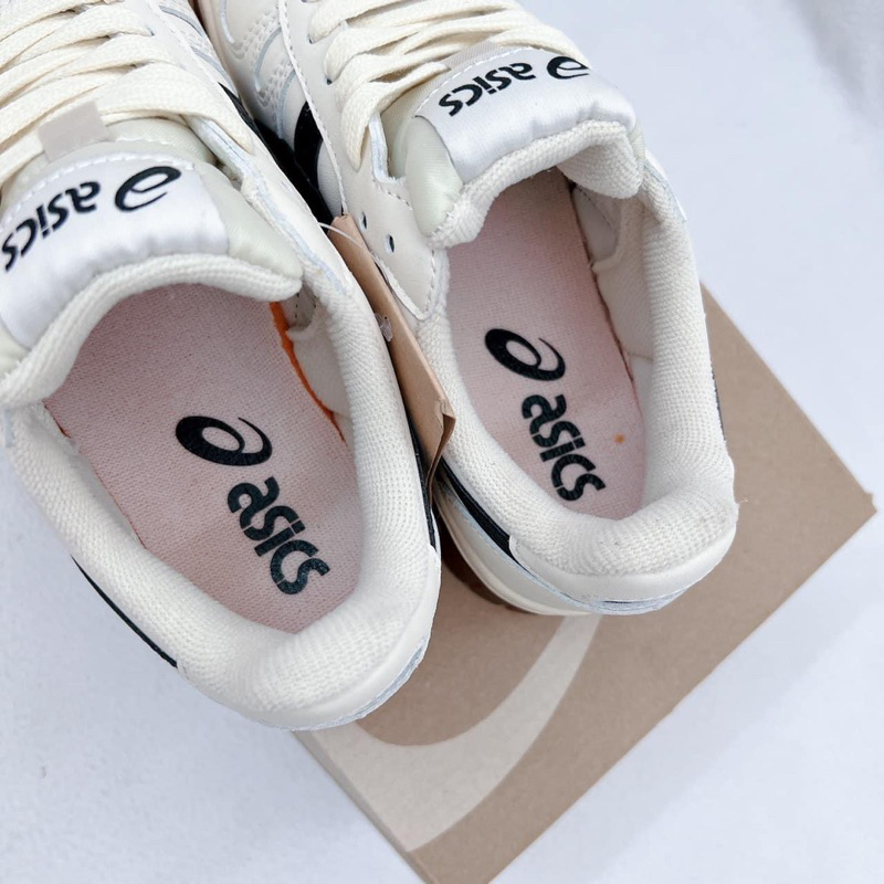 Giày Thể Thao Asics Court MZ Cream Black Gum Classic Bản Cao Cấp Nhất Fullbox Phụ Kiện