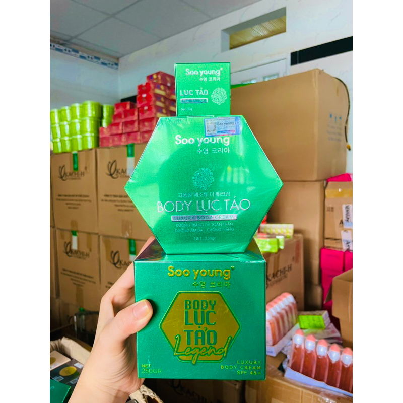 Dưỡng body Lục tảo SOOYOUNG- 250gr-Chính hãng✅ Mua 1 tặng 1.