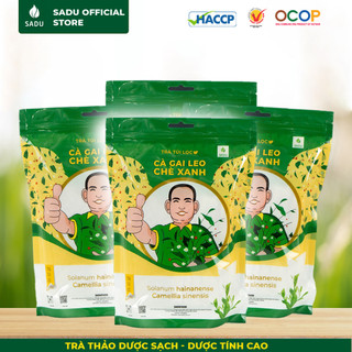 Trà Cà gai leo chè xanh sadu gói 1kg thanh nhiệt hỗ trợ tiêu ho.á,thải độc gan
