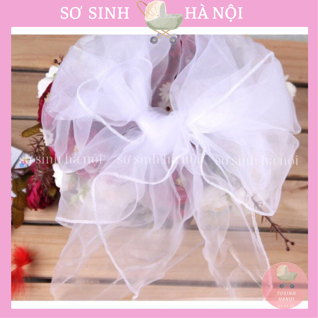 Khăn bông bay, khăn voan cho bé size lớn