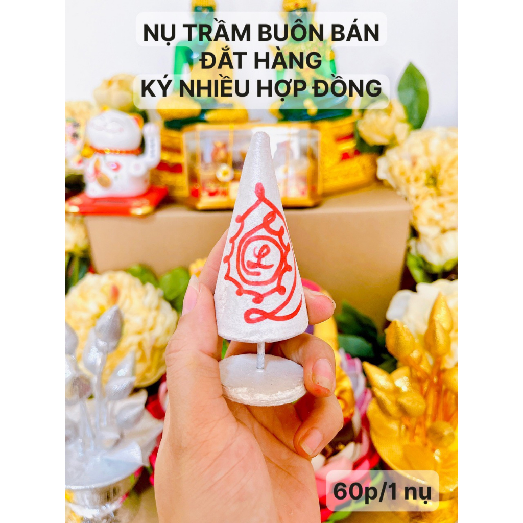NHANG NỤ TRẦM TIÊN TRI VẼ CHÚ  - trầm nụ thơm