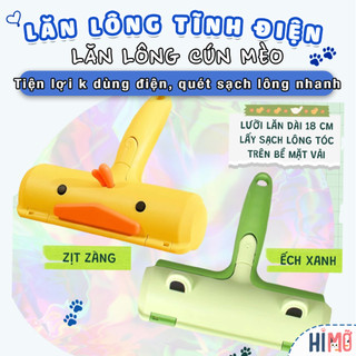 Cây lăn lông tĩnh điện chó mèo - Cây lăn bụi quần áo/lông chó mèo