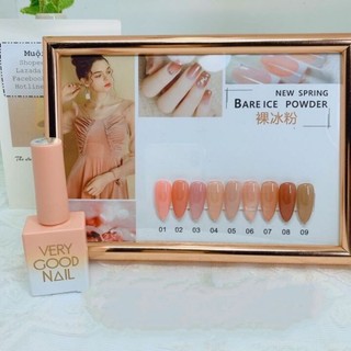 Sơn thạch verygood 9 màu, set sơn thạch verygood tặng bảng màu