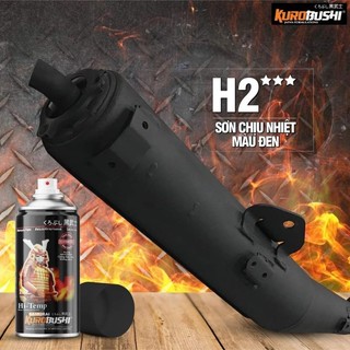 sơn xịt Samurai chính hảng chống cháy-chịu nhiệt-sơn pô. Mã H2***
