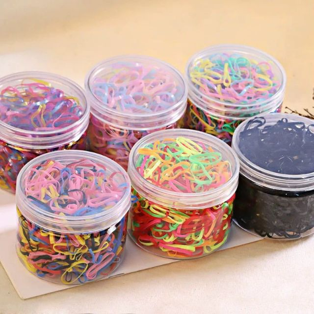 Hủ 50gram thun cột tóc nhiều loại DTonline