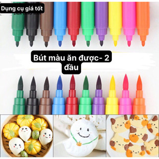 Bút vẽ màu thực phẩm ăn được 2 đầu