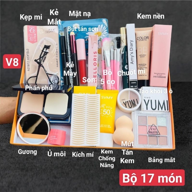 Bộ Trang Điểm  27 Món Makeup Thần Thánh Chuyên Nghiệp Hottrend Bộ Makeup Sang Chảnh