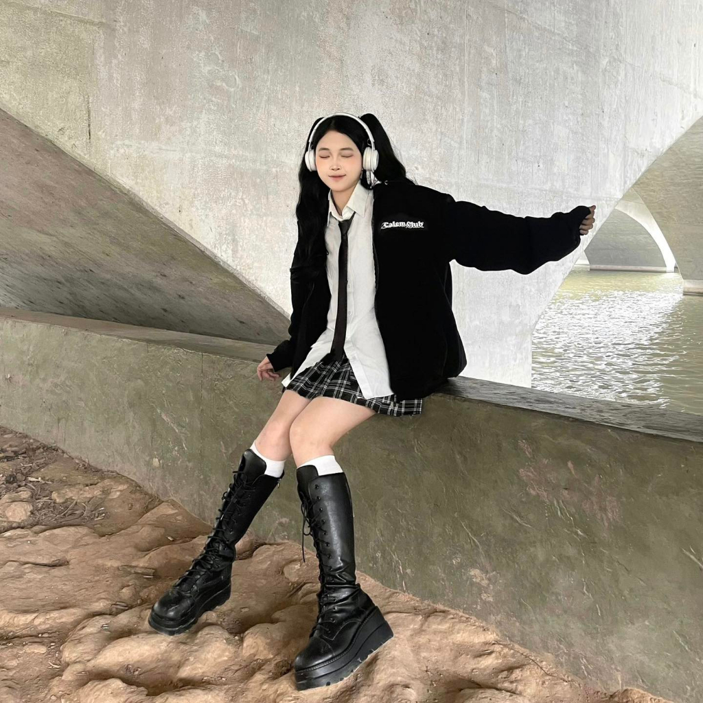 Áo Hoodie zip CALEM.CLUB - Áo khoác nỉ dây kéo nhiều màu dày dặn form rộng unisex