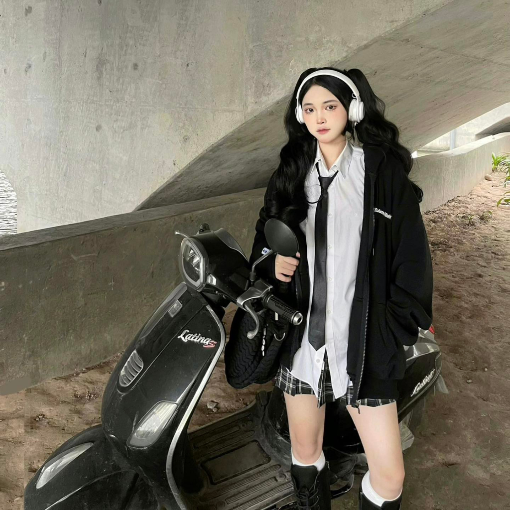 Áo Hoodie zip CALEM.CLUB - Áo khoác nỉ dây kéo nhiều màu dày dặn form rộng unisex