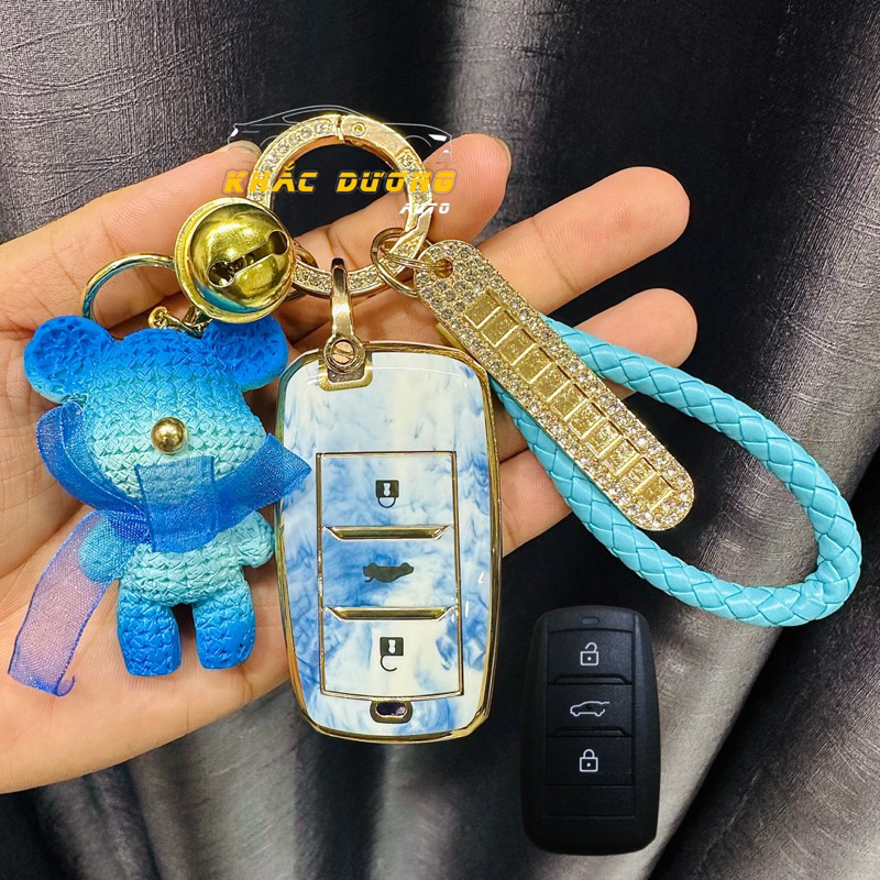 Ốp chìa khoá VINFAST VF5 vân đá hoa cương sang trọng