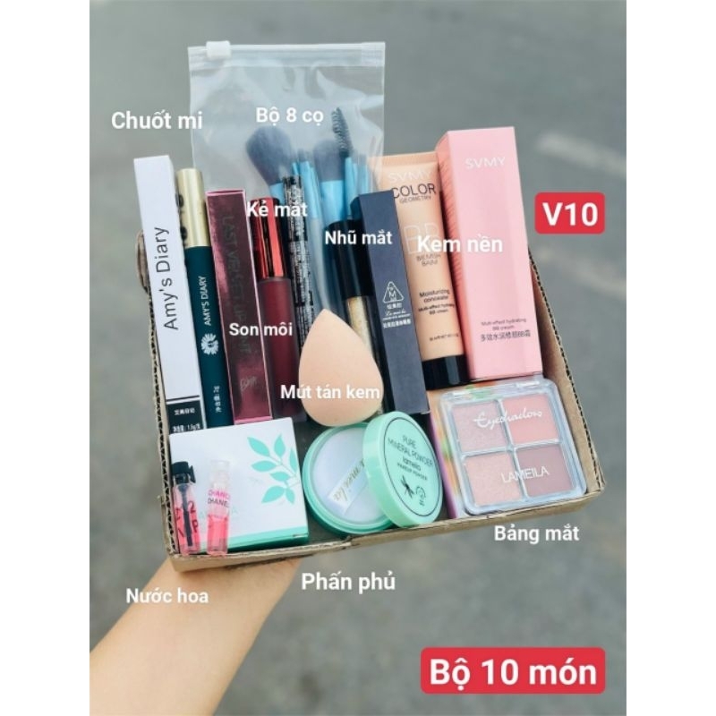 Bộ Trang Điểm  27 Món Makeup Thần Thánh Chuyên Nghiệp Hottrend Bộ Makeup Sang Chảnh
