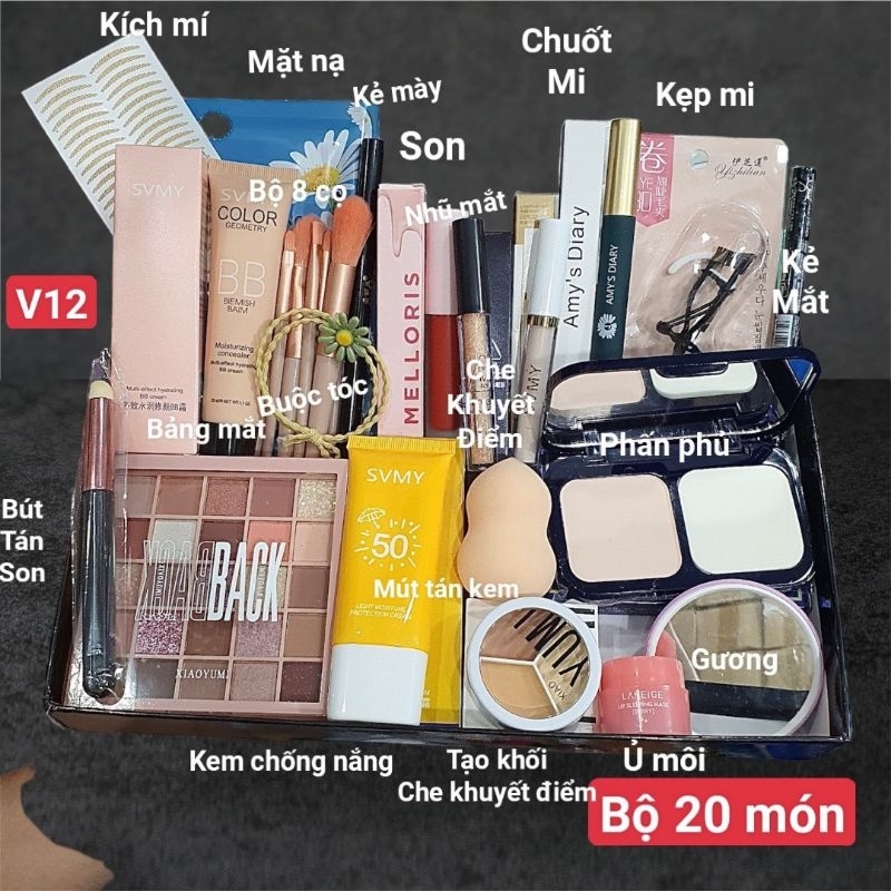 Bộ Trang Điểm  27 Món Makeup Thần Thánh Chuyên Nghiệp Hottrend Bộ Makeup Sang Chảnh