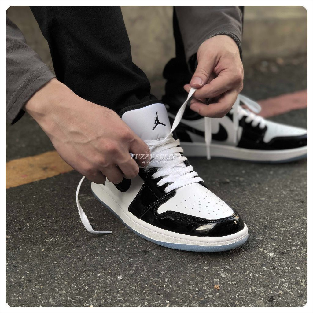 Giày Jordan Cổ thấp Air Jordan 1 Low Concord Da Bóng DV1309-100