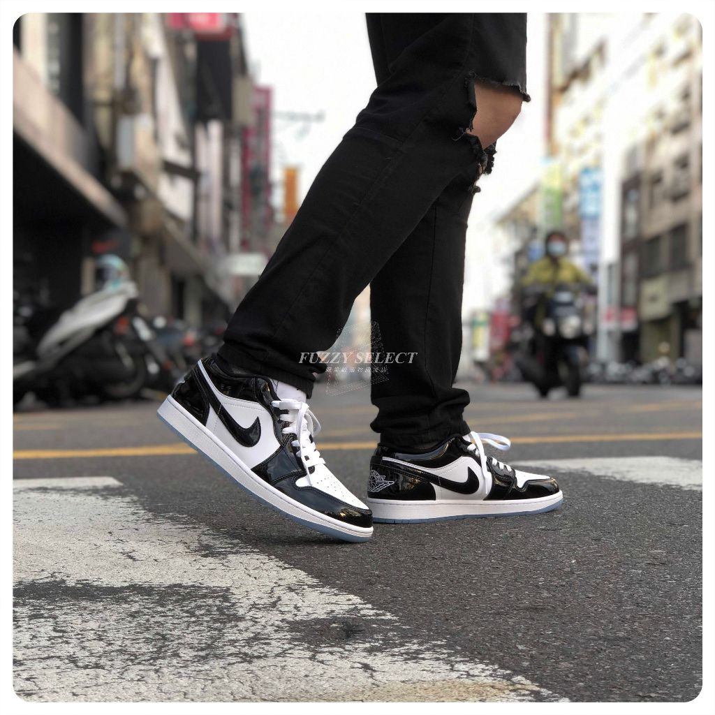 Giày Jordan Cổ thấp Air Jordan 1 Low Concord Da Bóng DV1309-100