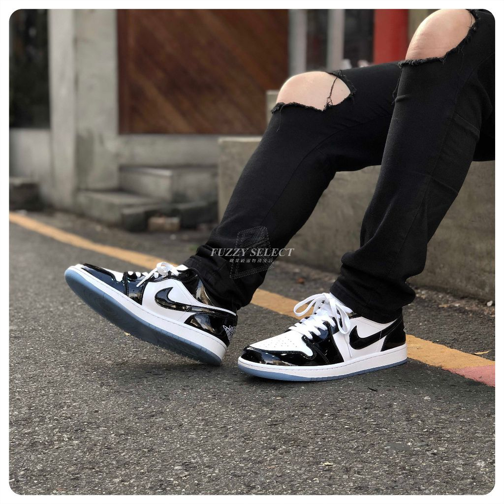 Giày Jordan Cổ thấp Air Jordan 1 Low Concord Da Bóng DV1309-100