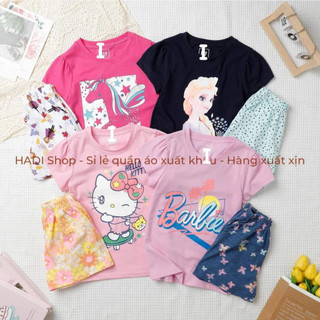 Bộ thun ngắn tay - thun cotton xuất dư