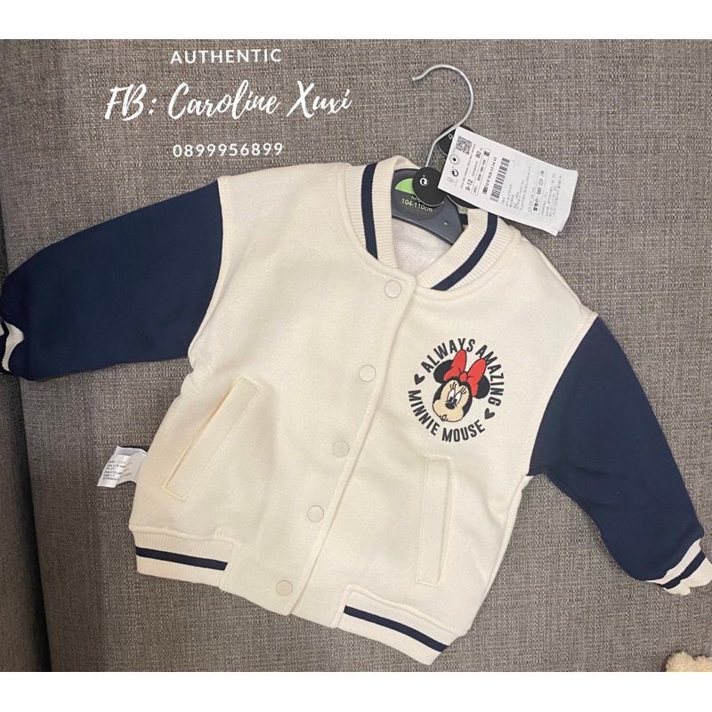 Áo bomber Mickey dành cho bé gái