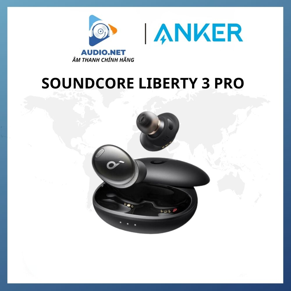 Tai nghe Bluetooth nhét tai Anker Soundcore Liberty 3 Pro Di động A3952 - Có sạc không dây, Bảo Hành 12 tháng.