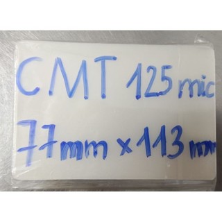 Màng ép giấy ép plastic khổ a7 chứng minh thư 125mic chuẩn kích thước