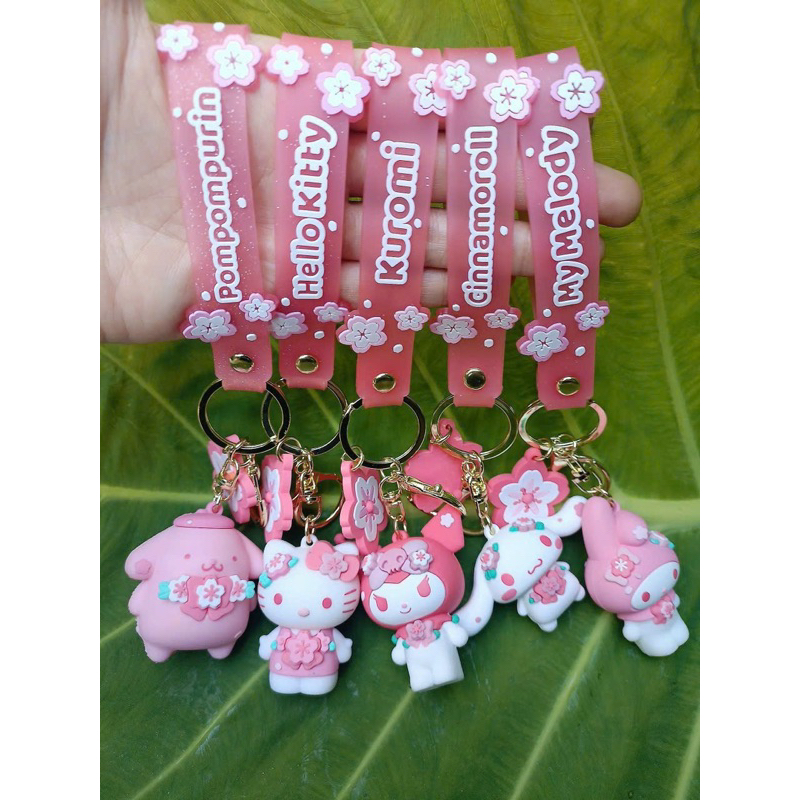 Móc khóa silicon cao cấp hoạt hình kitty (tổng kho sỉ) 🌸free ship🌸