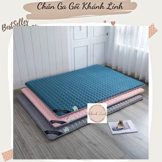 Đệm/nệm Topper gấp gọn dày 3-5cm vải lụa tencel (có thể tháo rời vỏ) cao cấp kháng khuẩn trải giường trải sàn tiện lợi