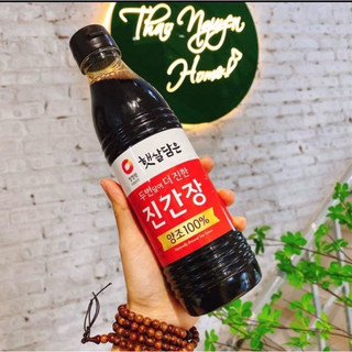 Nước tương, xì dầu hàn quốc daesang 500ml