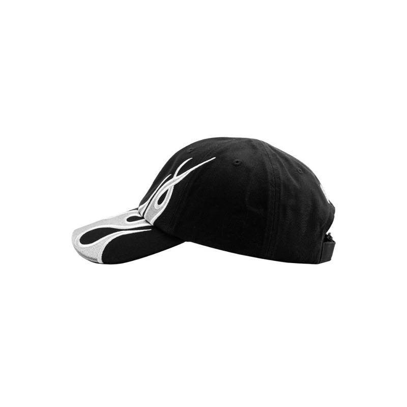 Mũ/Nón Kết Lửa Yzy Gap Flame Cap Black | Nón lưỡi chai Lửa Yzy Cotton