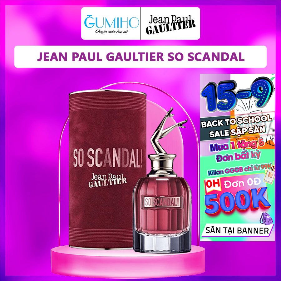 Nước Hoa Nữ Jean Paul Gaultier So Scandal Sexy Quyến Rũ Ngọt Ngào - GumihoPerfumes