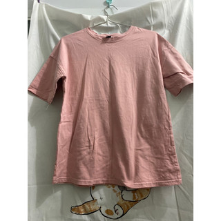 Áo thun Hàn basic hồng pastel